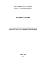 PROLIFERAÇÃO BACTERIANA NA INTERFACE PILAR IMPLANTE COMPARATIVO ENTRE AS PLATAFORMAS HE, HI E CON.pdf